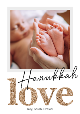 5x7 Hanukkah Love + Envelopes